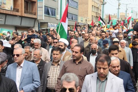 تصاویر / حضور پرشکوه مردم استان  قزوین در راهپیمایی روز قدس
