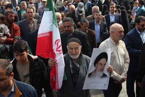 تصاویر / حضور پرشکوه مردم استان  قزوین در راهپیمایی روز قدس