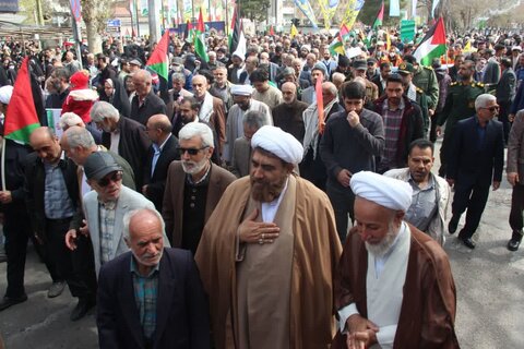 تصاویر / حضور پرشکوه مردم استان  قزوین در راهپیمایی روز قدس