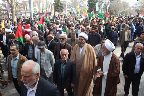 تصاویر / حضور پرشکوه مردم استان  قزوین در راهپیمایی روز قدس