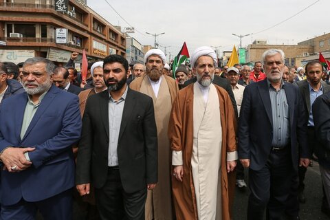 تصاویر / حضور پرشکوه مردم استان  قزوین در راهپیمایی روز قدس