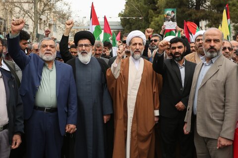 تصاویر / حضور پرشکوه مردم استان  قزوین در راهپیمایی روز قدس