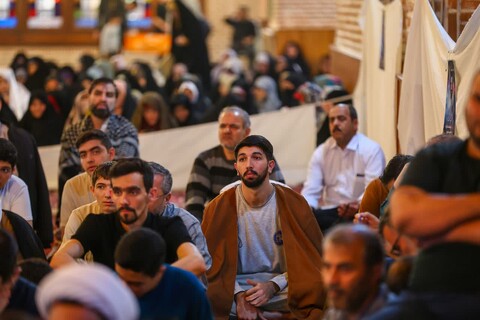 تصاویر | حضور نماینده ولی فقیه در استان در جمع معتکفین رمضانیه مسجد جامع تبریز