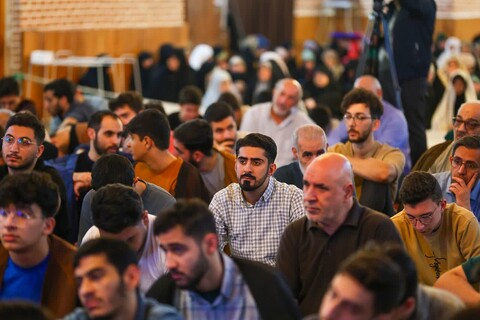 تصاویر | حضور نماینده ولی فقیه در استان در جمع معتکفین رمضانیه مسجد جامع تبریز