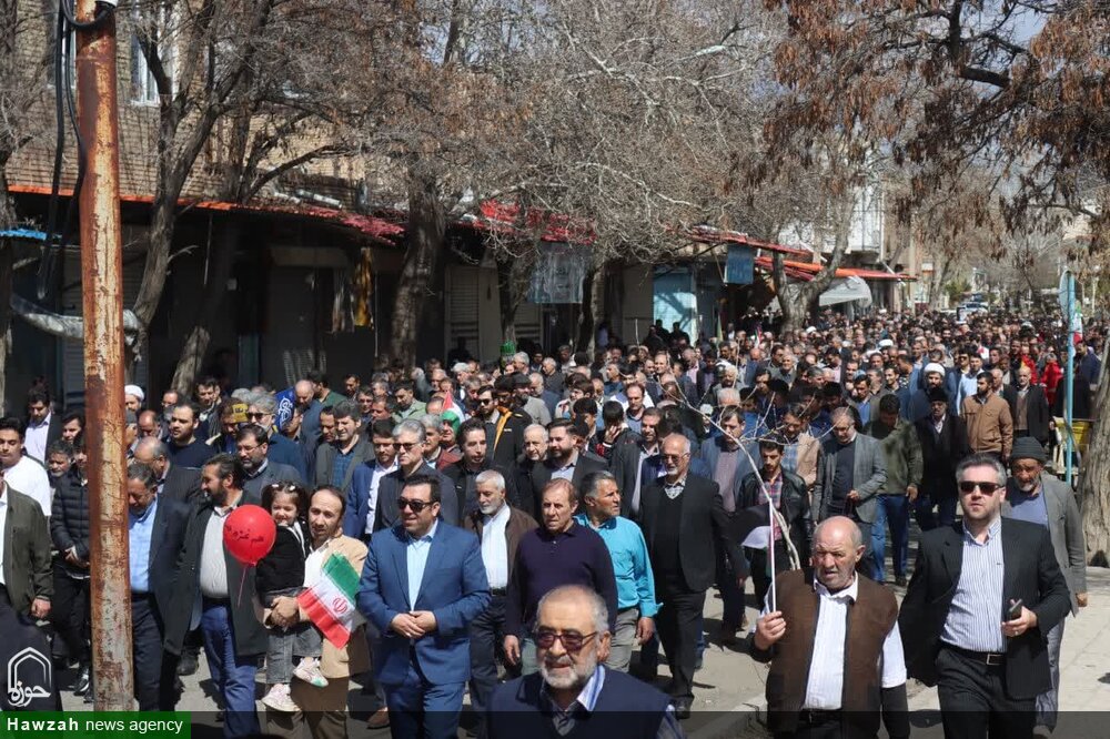 تصاویر/ برگزاری راهپیمایی بزرگ روز جهانی قدس در اهر