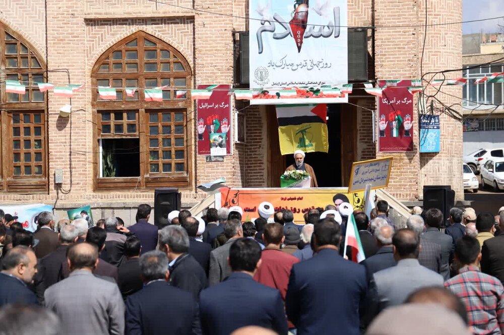 تصاویر/ راهپیمایی روز جهانی قدس در نمین