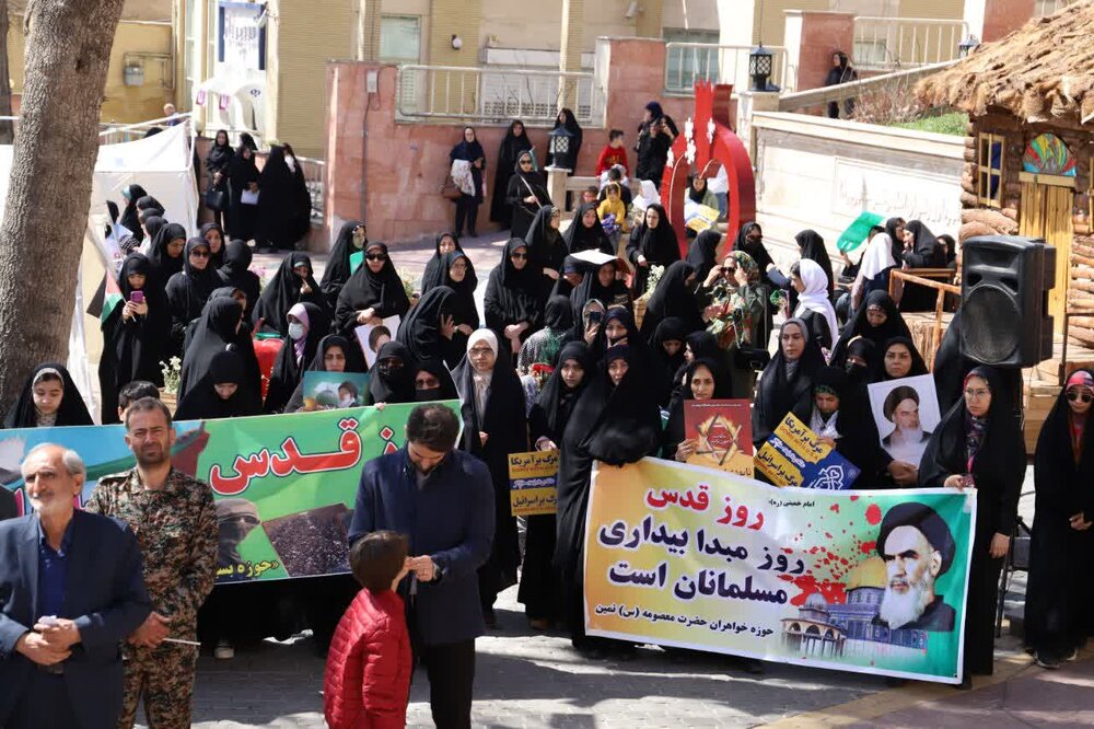 تصاویر/ راهپیمایی روز جهانی قدس در نمین