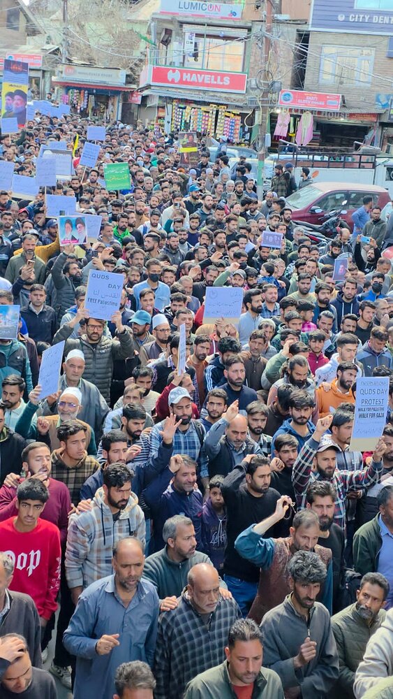 حضور پرشکوه مردم جامو و کشمیر در راهپیمایی عظیم روز قدس