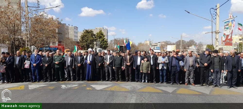 قدردانی مسئولان شهرستان اسکو از حضور مردم در راهپیمایی روز قدس