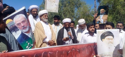 ڈیرہ اسماعیل خان: شیعہ علماء کونسل اور جے ایس او کے زیر اہتمام آزادی فلسطین کی حمایت میں القدس ریلی +تصاویر