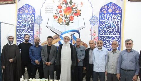 تصاویر/ حضور نماینده ولی فقیه در بوشهر در مسجد امام حسین(ع) هلیله