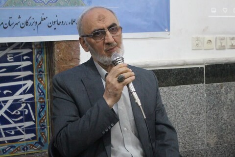 تصاویر |  مراسم بزرگداشت آیت الله میرزا علی اکبر مرندی در مسجد قیام مرند