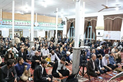 تصاویر |  مراسم بزرگداشت آیت الله میرزا علی اکبر مرندی در مسجد قیام مرند