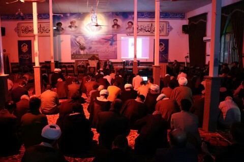 تصاویر |  مراسم بزرگداشت آیت الله میرزا علی اکبر مرندی در مسجد قیام مرند