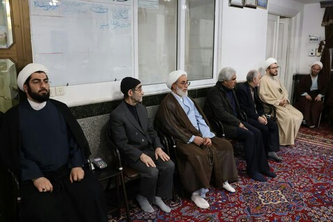 تصاویر |  مراسم بزرگداشت آیت الله میرزا علی اکبر مرندی در مسجد قیام مرند