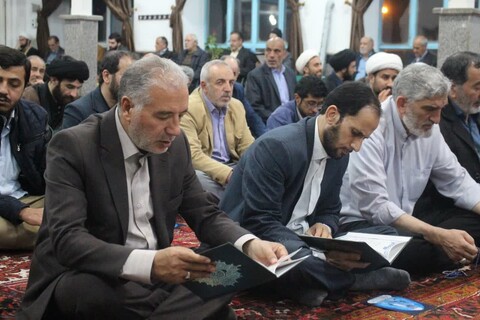 تصاویر |  مراسم بزرگداشت آیت الله میرزا علی اکبر مرندی در مسجد قیام مرند