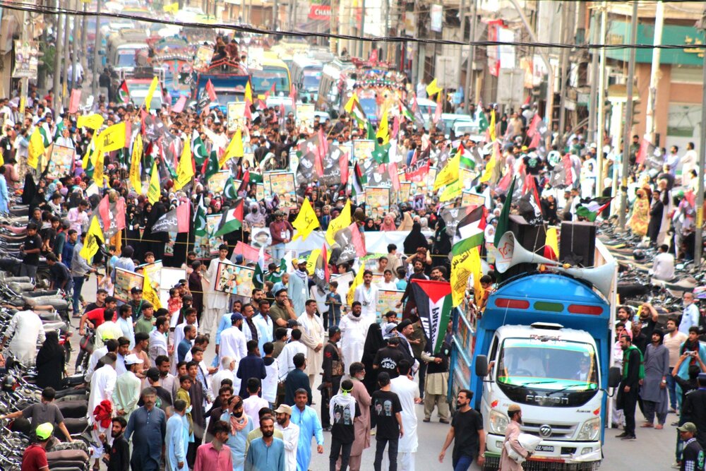 کراچی میں مرکزی یوم القدس ریلی کا انعقاد / علامہ شبیر حسن میثمی کی قیادت میں تمام مکاتب فکر کی شرکت