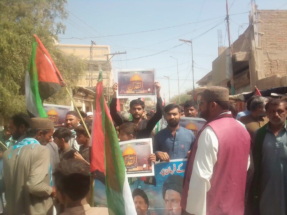 اصغریہ آرگنائيزيشن پاکستان ڈویژن دادو کی جانب سے القدس ریلی کا انعقاد