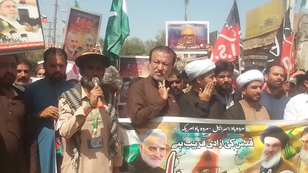 اصغریہ آرگنائيزيشن پاکستان ڈویژن دادو کی جانب سے القدس ریلی کا انعقاد