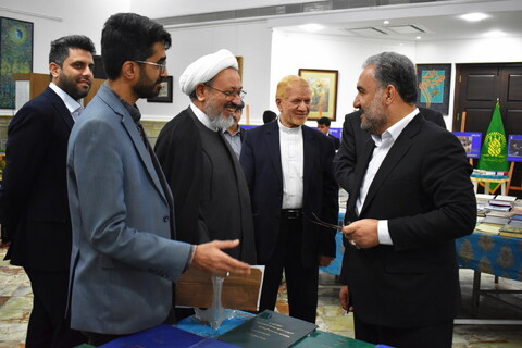 تصاویر /  مراسم افتتاحیه نمایشگاه قرآن استان قم