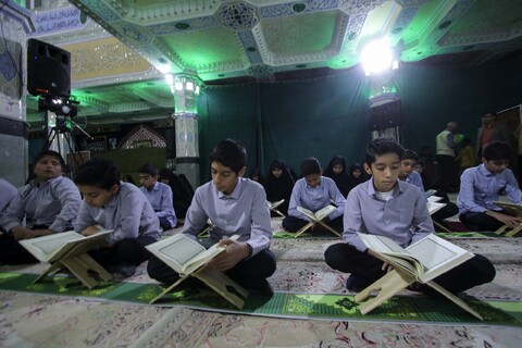 جمع خوانی قرآن کریم ویژه دانش آموزان در بیرجند