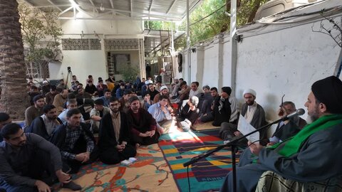 تصاویر / اردوی تشکیلات توحیدی حوزه علمیه همدان در کربلا(2)