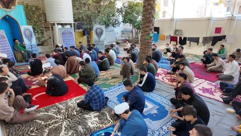 تصاویر / اردوی تشکیلات توحیدی حوزه علمیه همدان در کربلا(2)