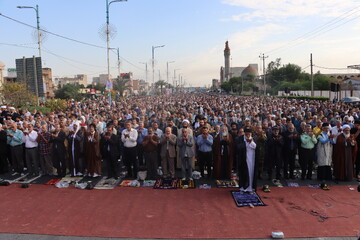 تصاویر/ اقامه نماز عید سعید فطر در اهواز