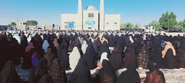 حوزه/ نماز عید فطر در جازموریان