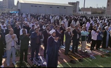 فیلم| اقامه نماز عید فطر در کهنوج