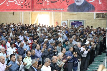 تصاویر/ نماز عید فطر در اهرم