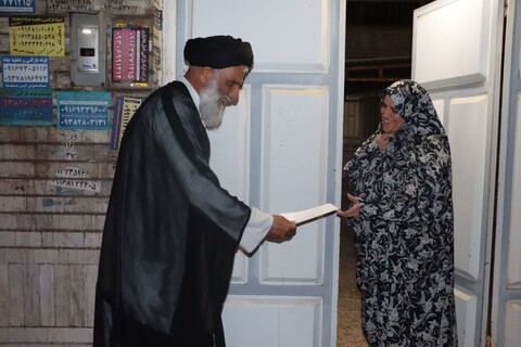 دیدار سرزده عیدانه نماینده ولی فقیه در خوزستان با همسایگان