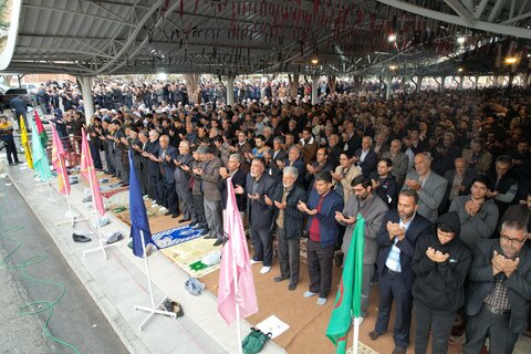 تصاویر/ تجلی حضور مردم مومن ارومیه در نماز عید سعید فطر