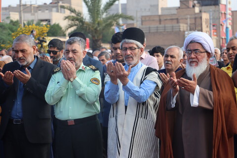 حضور اقشار مختلف اهواز در نماز عید سعید فطر