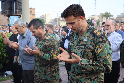 حضور نیروهای مسلح در نماز عید سعید فطر اهواز