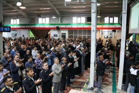 تصاویر/ اقامه نماز عید فطر در شهر مرند