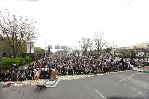 تصاویر / نماز عید سعید فطر در قزوین برگزار شد