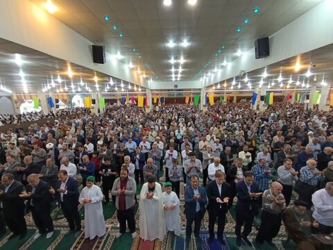 گزارش تصویری/ اقامه نماز عید فطر در بوشهر