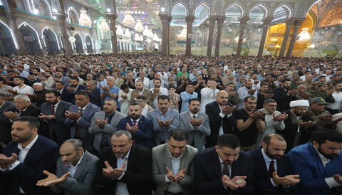 اقامه نماز عید سعید فطر در حرم امام حسین (علیه السلام)