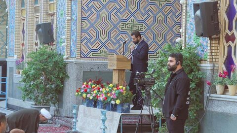 تصاویر/ اقامه نماز عید فطر در آستان مقدس هلال بن علی (ع)