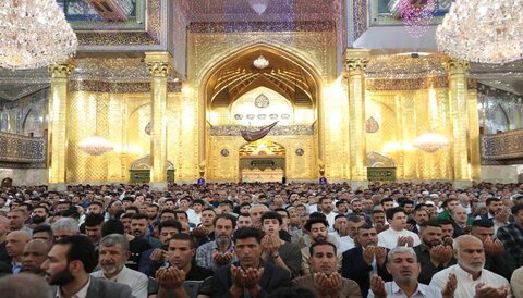 برگزاری نماز عید سعید فطر در حرم حضرت اباالفضل العباس (علیه السلام)
