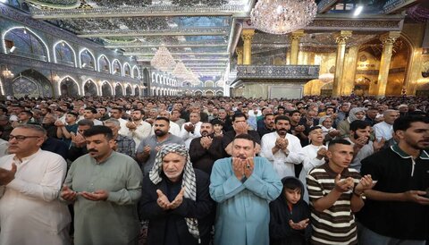برگزاری نماز عید سعید فطر در حرم حضرت اباالفضل العباس (علیه السلام)