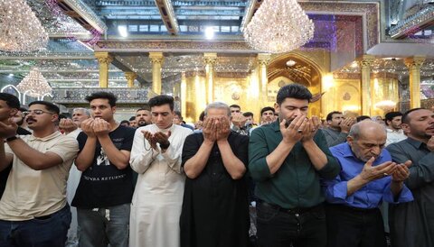 برگزاری نماز عید سعید فطر در حرم حضرت اباالفضل العباس (علیه السلام)