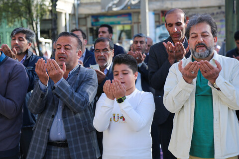 تصاویر/ اقامه نماز عید سعید فطر در شهرکرد