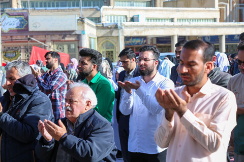 تصاویر/ اقامه نماز عید سعید فطر در شهرکرد