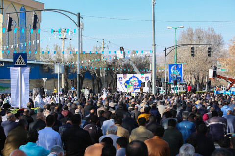 تصاویر/ اقامه نماز عید سعید فطر در شهرکرد