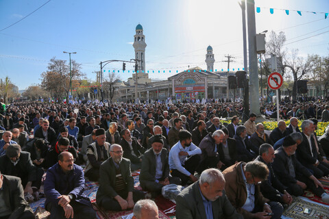 تصاویر/ اقامه نماز عید سعید فطر در شهرکرد