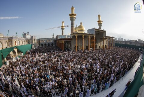برگزاری نماز عید سعید فطر در جوار حرم امامین کاظمین (علیهما السلام)