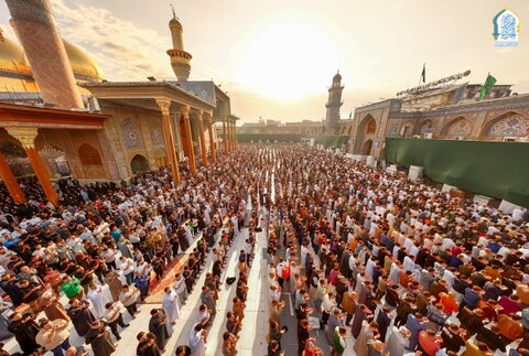 برگزاری نماز عید سعید فطر در جوار حرم امامین کاظمین (علیهما السلام)