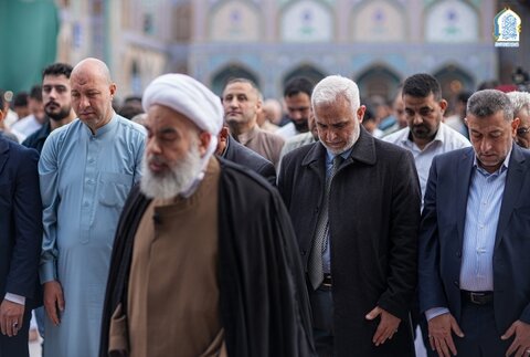برگزاری نماز عید سعید فطر در جوار حرم امامین کاظمین (علیهما السلام)